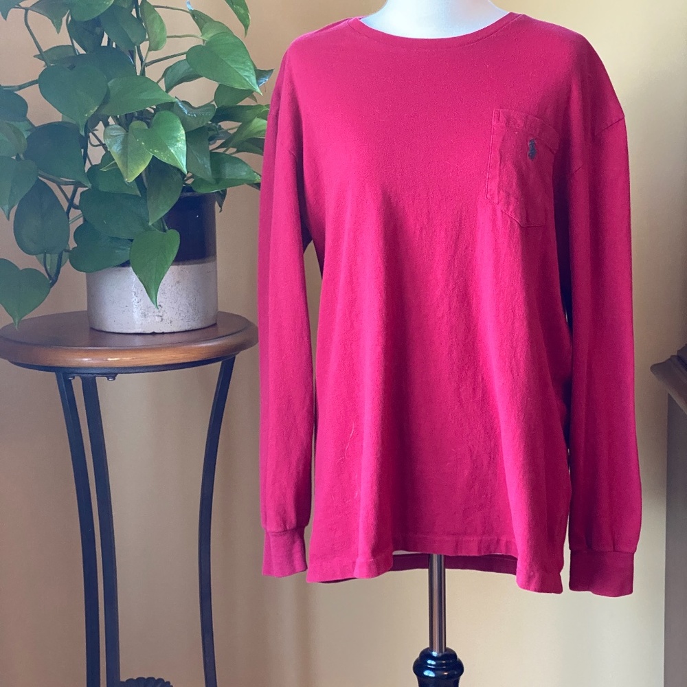 Polo Long Sleeve T shirt Medium